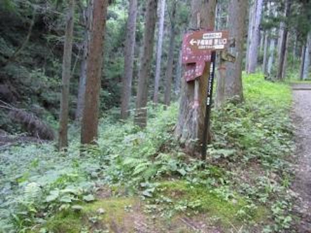 子檀嶺岳村松西洞登山口
