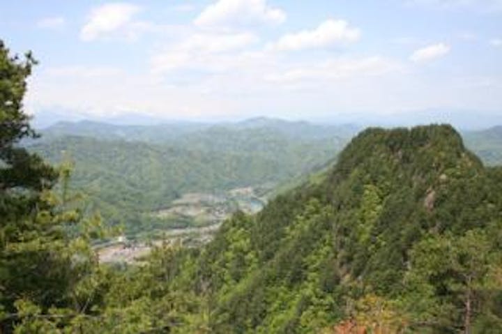 京ヶ倉・大城登山道　下生坂登山口