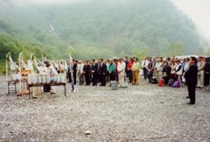 貞逸祭・白馬連峰開山祭