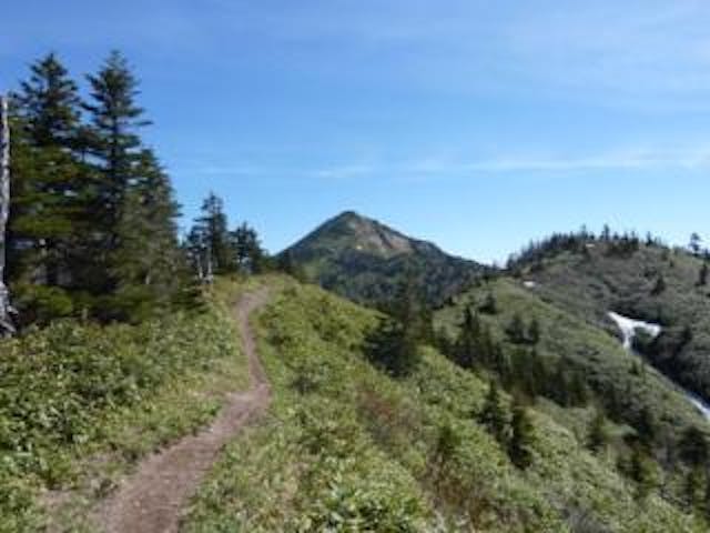 岩菅山登山コース