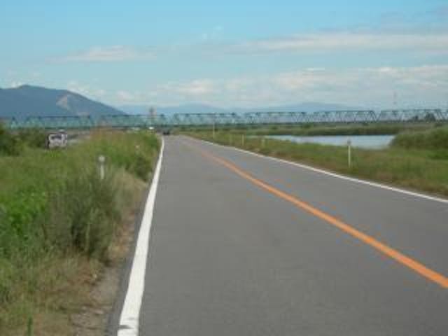 揖斐・長良川の背割提（全長約８ｋｍ）