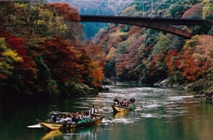 保津川の紅葉