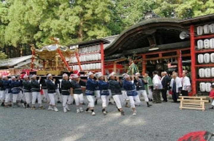 和束天満宮秋まつり