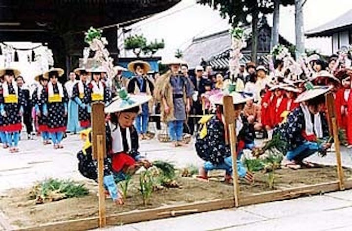 広峯神社の御田植祭