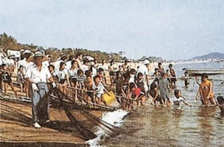 室積観光地引網