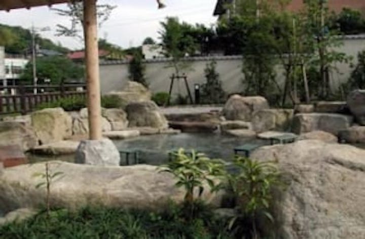 足湯（音信川河川公園）