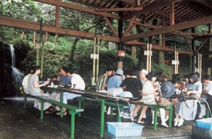 水神公園そうめん流し