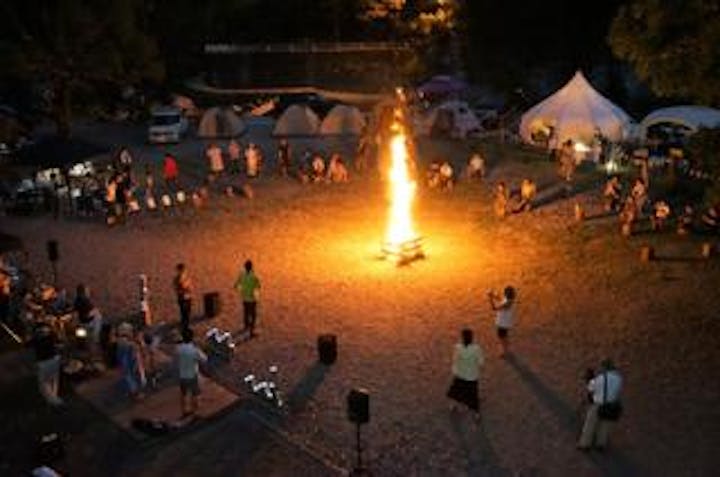 月ケ谷温泉村キャンプ場pangaea field