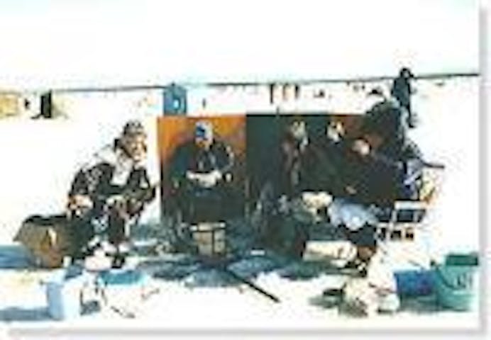 八郎潟ワカサギ釣り