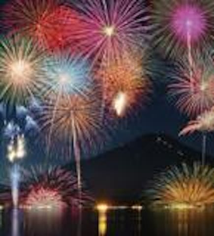 【2021年小規模開催】山中湖「報湖祭」花火大会