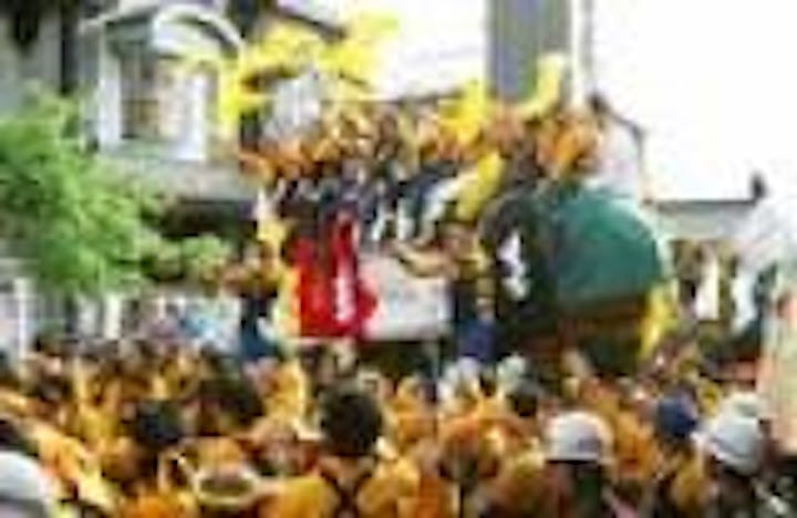 【2021年は柴舟の曳行中止】お舟祭（諏訪大社下社遷座祭）