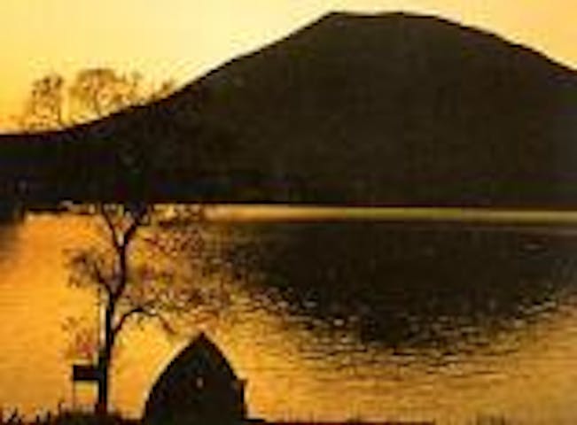 野尻湖北岸(町営駐車場付近)