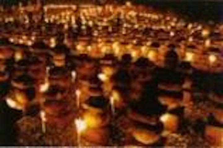 引接寺　万燈供養