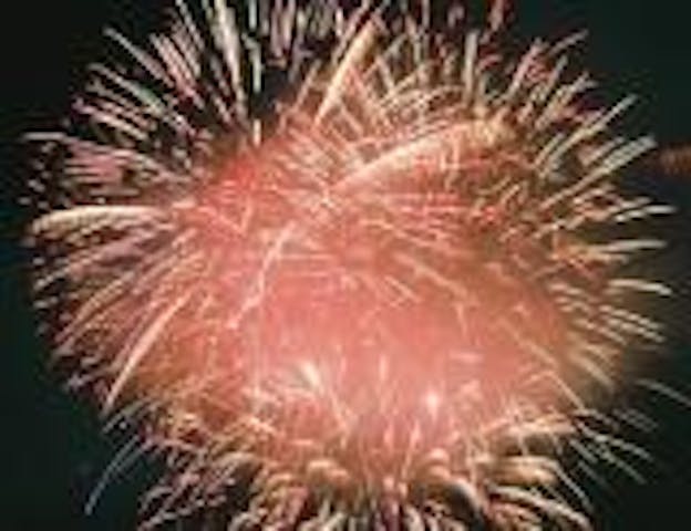 湯郷温泉ハッピーニューイヤー花火