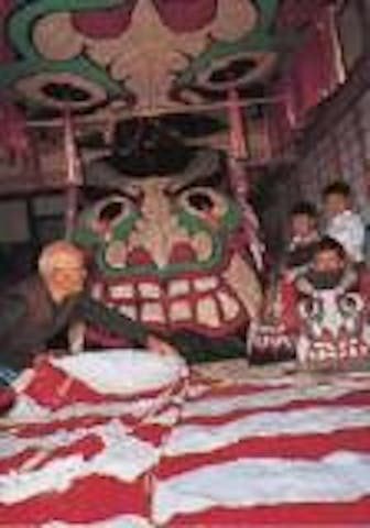 見島の大凧あげ（伝統行事）