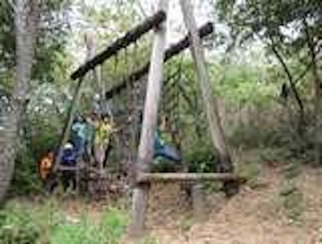 県立月見山こどもの森フィールド・アスレチックコース