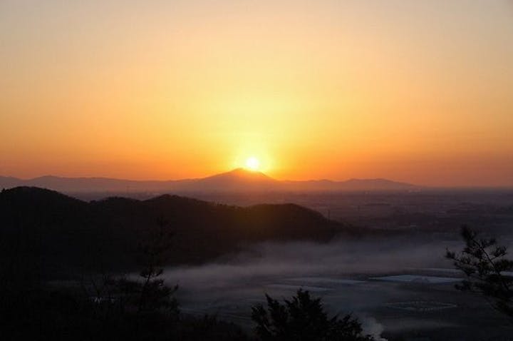 【2023年初日の出】栃木市　太平山見晴らし台