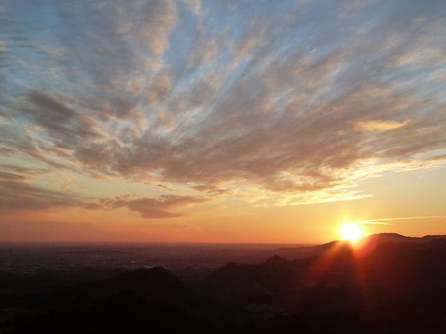 【2023年初日の出】高崎市　牛伏山展望台