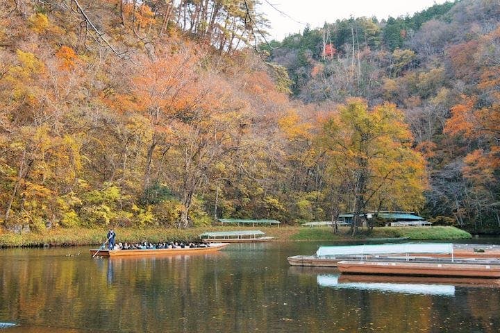 【2022年】猊鼻渓の紅葉