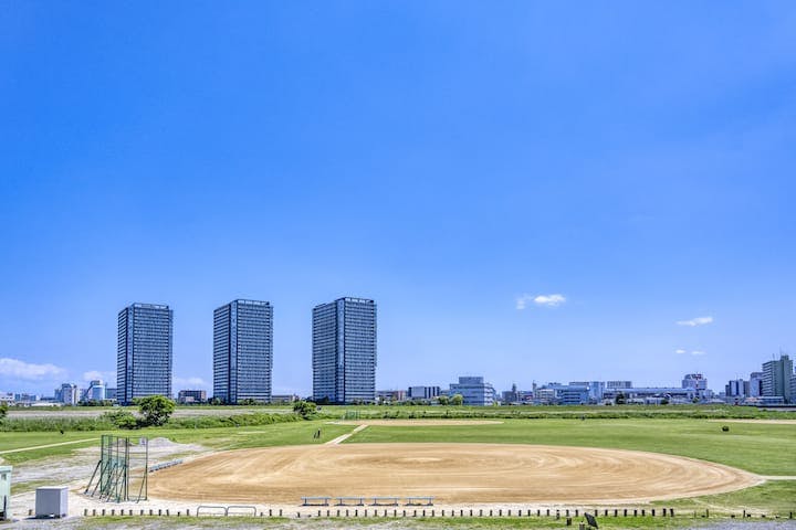 多摩川緑地野球場