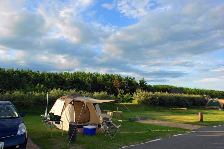 紫雲寺記念公園オートキャンプ場