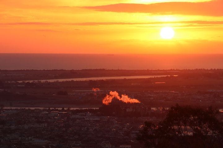 【2023年初日の出】岩沼市　グリーンピア岩沼