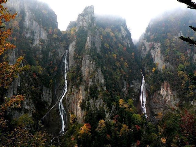 【2022年】層雲峡（流星・銀河の滝）の紅葉
