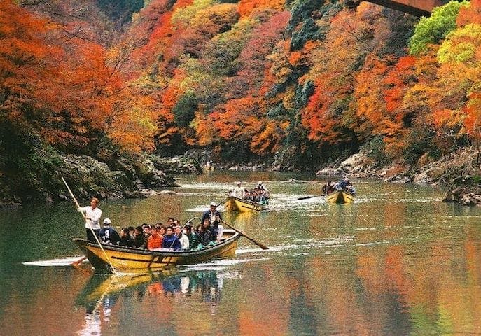 【2022年】保津峡（保津川下り）の紅葉