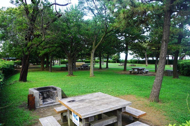 城南島海浜公園キャンプ場