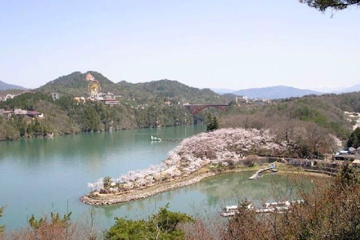 恵那峡の桜・お花見